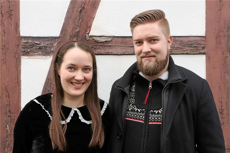 Duo hat Pläne für den Steinway-Verein Silja Meyer-Zurwelle aus Goslar und Noah Vinzens aus Hannover bilden das neue Führungsduo beim Steinway-Verein Wolfshagen. Foto: Ciszewski