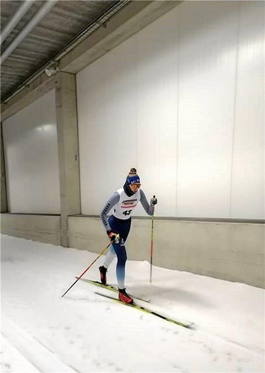 Silvana Ropeter vom SC Buntenbock auf dem Weg zu ihrem 18. Platz im Einzelrennen über 5,5 Kilometer. Foto: Privat