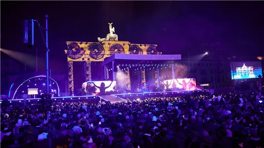 Silvester 2024 am Brandenburger Tor. (Archivbild)