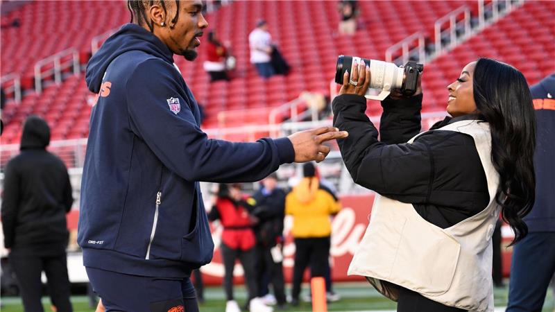 Turn-Star Biles erschreckt mit Insta-Post: „Fast gestorben“ Simone Biles‘ Ehemann Jonathan Owens war zum Zeitpunkt des Notfalls beim Training seines Teams. (Archivbild)