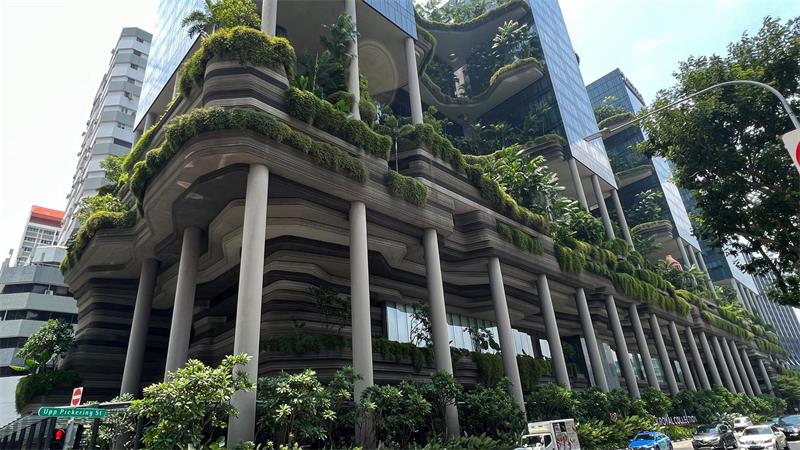 Singapur ist bei der Hitzebekämpfung einer der weltweiten Vorreiter - unter anderem helfen vertikale Gärten. (Archivbild)