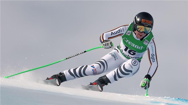 Ski alpin: Weltcup, Super G, Frauen. Kira Weidle-Winkelmann  (Deutschland) in Aktion.