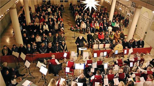 So gut, wie bei der Bergweihnacht, ist die Martini-Kirche in St. Andreasberg selten besucht.