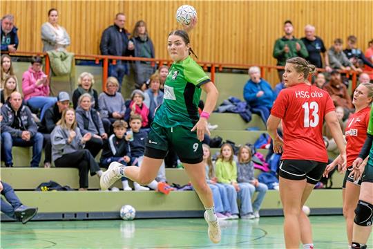 So gute Chancen wie hier von Hannah Bothe im Spiel gegen die HSG Oha hat der Tabellenführer HSG Plesse-Hardenberg den Langelsheimerinnen nicht gestattet.  Foto: Drechsler