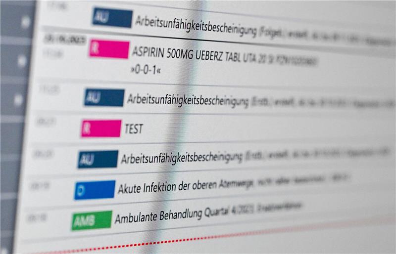 So könnte die elektronische Patientenakte aussehen.
