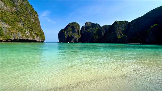 So leer ist die Maya Bay jedes Jahr für zwei Monate. (Archivbild)