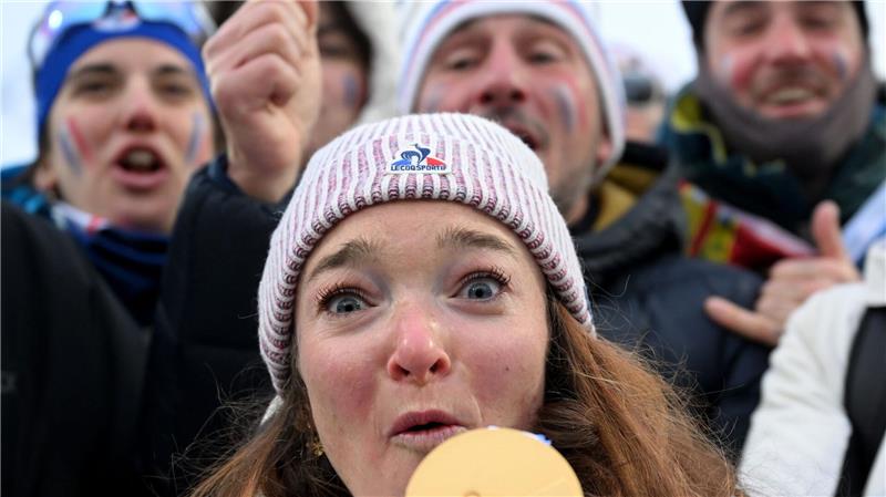 So sieht Gold aus: Frankreich um Lou Jeanmonnot macht vor, wie’s geht.