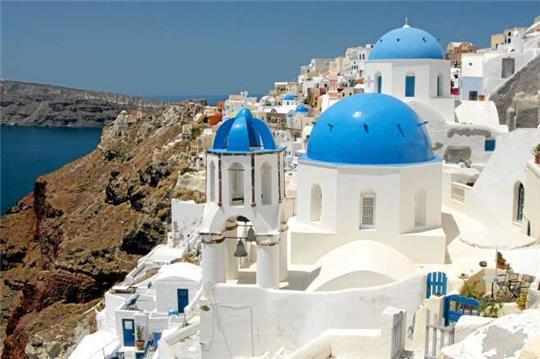 So sieht der Traum von Urlaub auf Santorin aus. Foto: Privat