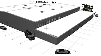 So sieht ein erster Entwurf der geplanten Westharz-Halle aus.