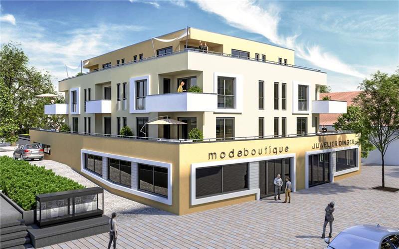 So soll das neue Stadthaus Wilhelmine aussehen, wenn es im Oktober 2018 fertig ist. Grafik: ES Architekten