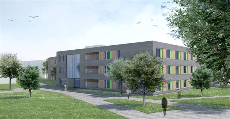 So soll das neue psychiatrische Pflegeheim auf dem Gelände der Liebenburger Fontheim-Klinik einmal aussehen. Der Neubau von Haus 12 kostet 12,5 Millionen Euro. Computeranimation: Dr. Fontheim Mentale Gesundheit