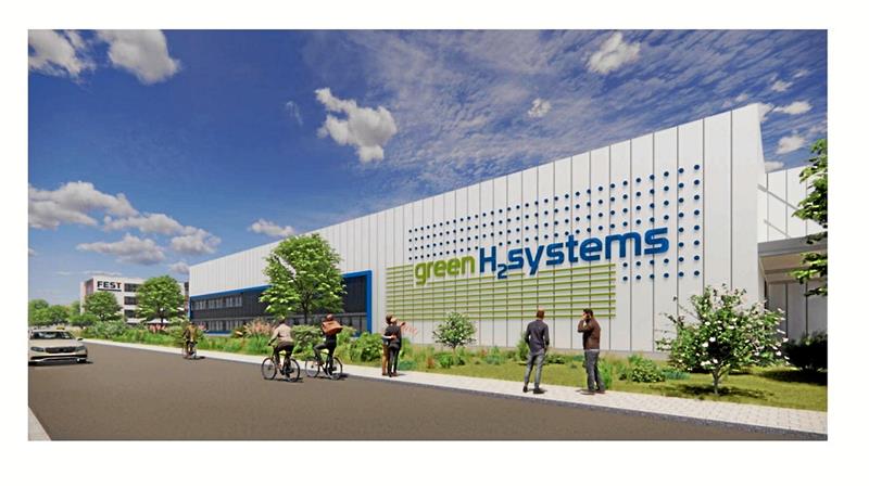 So sollen die neuen Fest-Produktionshallen an der Gerhard-Weule-Straße aussehen. Der Umzug ist im Jahr 2024 geplant. Grafiken: Fest