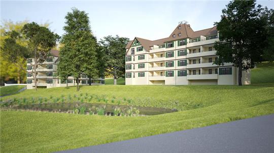 So stellt sich Dirk Junicke die Gebäude im Lindenpark an der Burgstraße vor.
