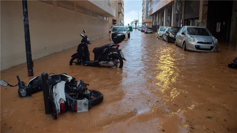 So viel Regen fällt auf Ibiza sonst in einem halben Jahr.