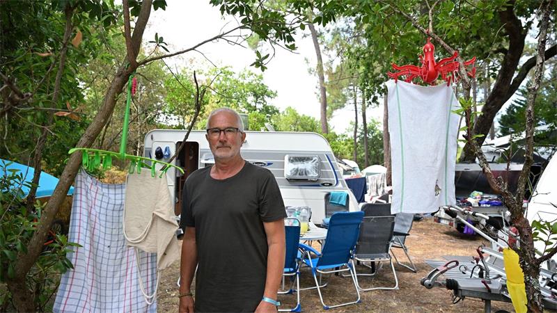 So wie viele Urlauber musste Hartmut Borowski wegen der Waldbrände seinen Ferienort verlassen.