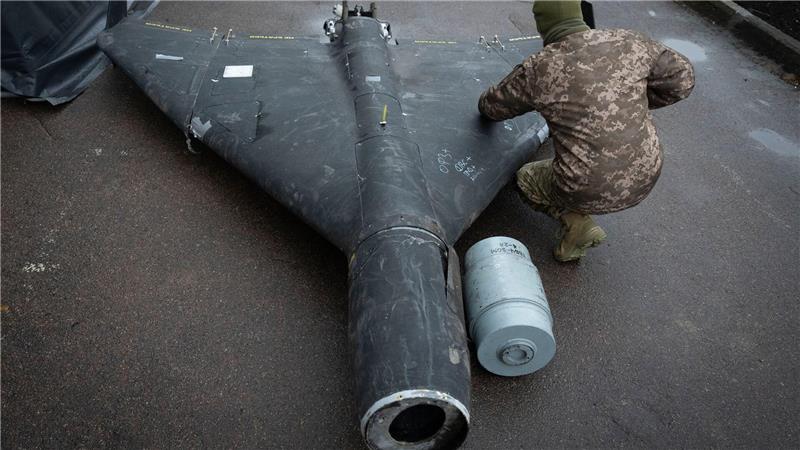 Solche Shahed-Drohnen sorgen in der Ukraine regelmäßig für erhebliche Zerstörungen und Todesopfer. (Archivbild)