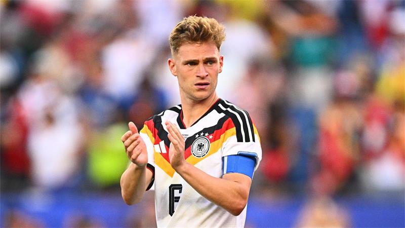 Nach Rücktrittsgedanken: Völler freut sich auf Klopp-Ära Soll weiter eine tragende Rolle in der DFB-Auswahl spielen: Kapitän Joshua Kimmich. (Archivbild)