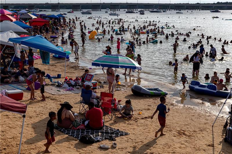 Sommerwetter in Texas. Der 4. Juli war laut US-Forschern der bisher heißeste  Tag weltweit.