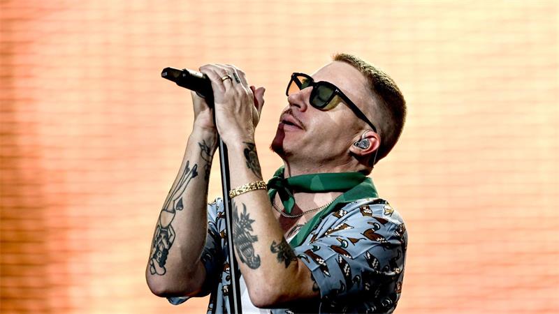 Ed Sheeran und Macklemore: Darum geht es bei dem Streit Sorgt erneut mit seiner propalästinensischen Haltung für Aufsehen: US-Musiker Macklemore. (Archivbild)