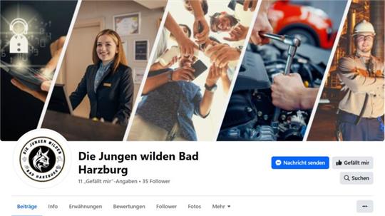 Sowohl einen Facebook-Account, als auch eine Instagram-Seite von „Die jungen Wilden Bad Harzburg“ gibt es bereits.