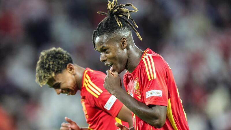 Spanisches Traumduo: Williams (r) und Yamal.