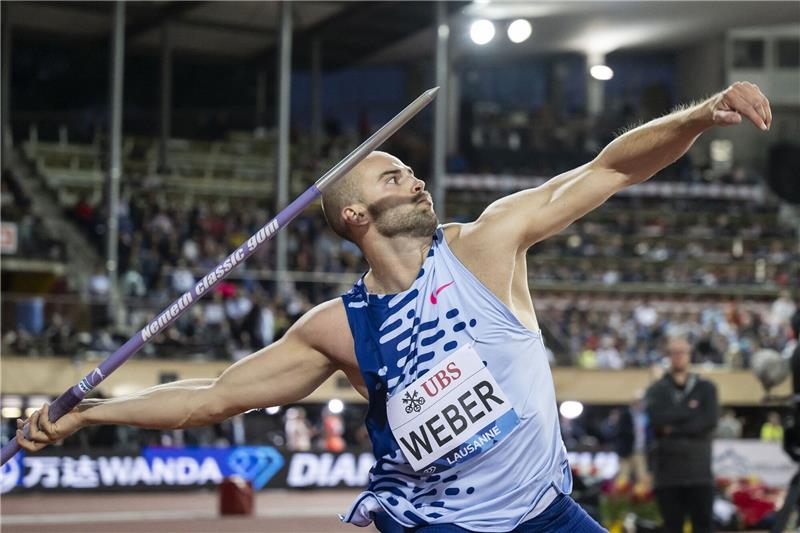 Speerwerfer Weber Zweiter - Lückenkemper wird Sprint-Dritte Speerwerfer Julian Weber hat seine gute Form im WM-Jahr bestätigt.
