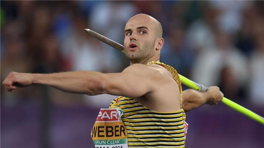 Speerwerfer Julian Weber verpasste den EM-Titel.