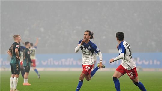 Spektakuläres Spiel in der Hinrunde: HSV vs. Werder. 