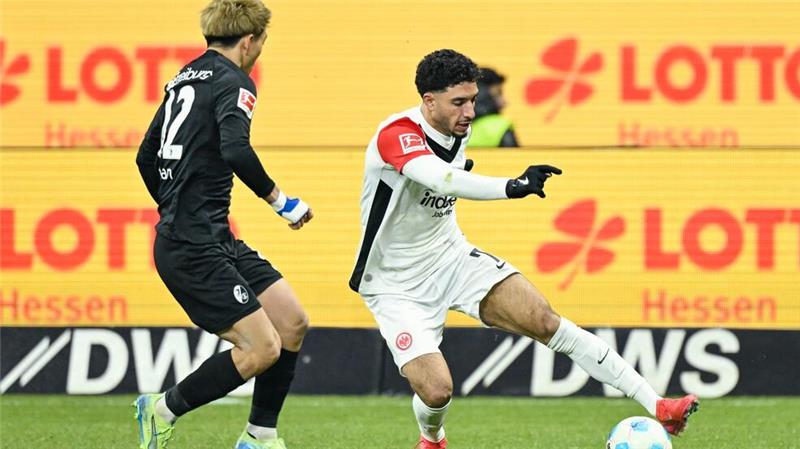 Glanz vor dem Abschied: Marmoush trifft und serviert Spielte exzellent: Omar Marmoush (r).