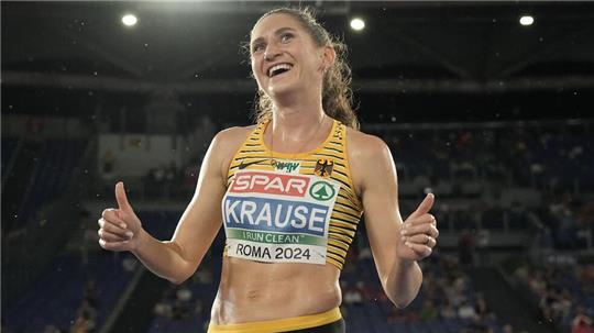 Spitzen-Leichtathletin Gesa Felicitas Krause hat ihre Verlobung bekanntgegeben.