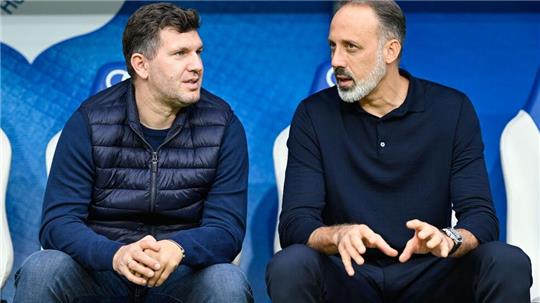 Sportchef Andreas Schicker (l): Für ihn geht es bei der TSG ohne Pellegrino Matarazzo weiter. 