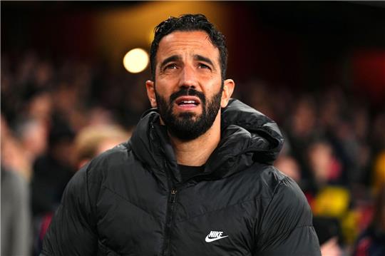 Sporting Lissabons Cheftrainer Ruben Amorim. Der als Nachfolger von Jürgen Klopp beim FC Liverpool gehandelte Amorim hat seine Zukunft bei Sporting offen gelassen.