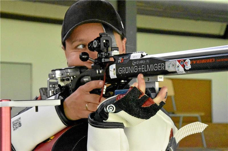 Sportschützin Jolyn Beer vom SV Lochtum erreicht bei den Europaspielen in Krakau ihr erstes Finale. Mit 304,5 Ringen scheidet sie allerdings in der Runde der letzten Acht als zweite aus. Foto: GZ-Archiv