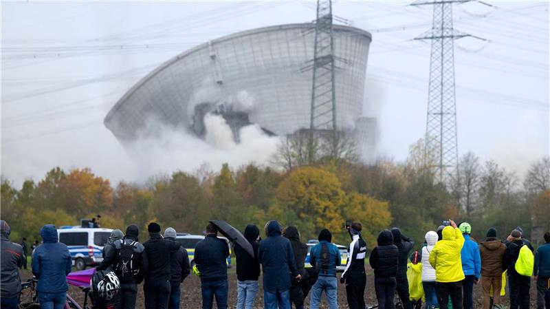 Sprengung Kühltürme Kernkraftwerk Gundremmingen