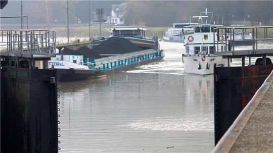 Staatssekretär Becht: Bei der Reparatur der Schleuse wurde schnell und professionell gearbeitet. 