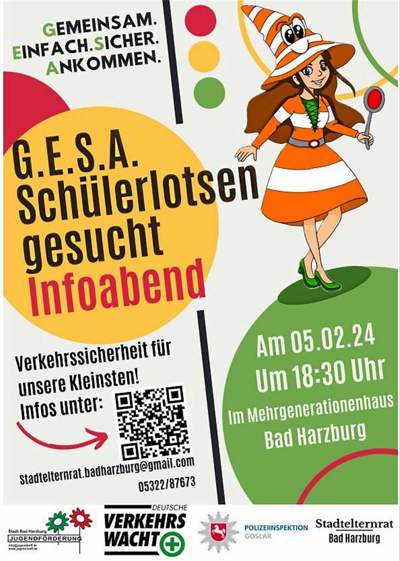 Was passiert in Bad Harzburgs Mehrgenerationenhaus? Stadtelternrat, Polizei, Verkehrswacht und Jugendförderung suchen erwachsene Schülerlotsen und bilden sie aus. Infos über das Projekt gibt es am 5. Februar.