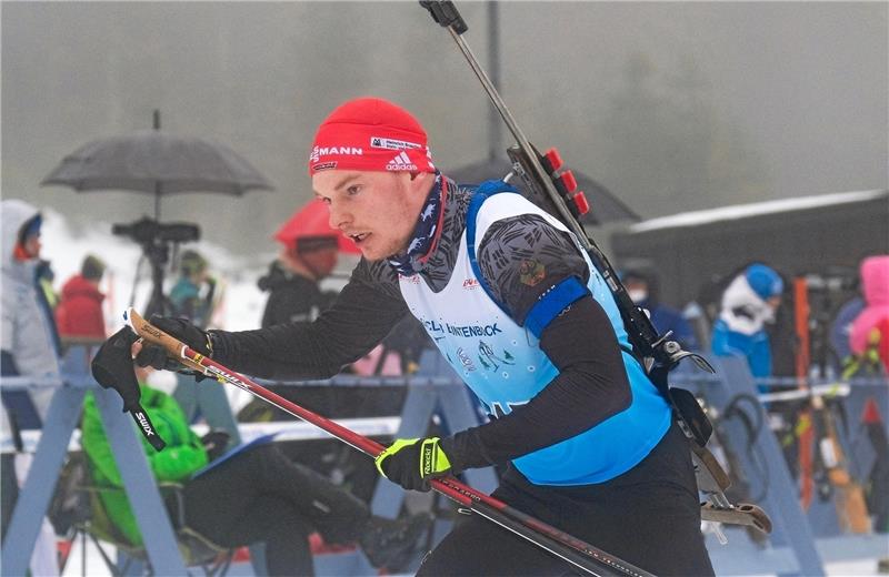 Biathlon: Starker Hans Köllner stürmt auf Rang zwei Starker Auftritt: Nach dem ersten Wochenende im IBU-Junior-Cup belegt Hans Köllner vom WSV Clausthal-Zellerfeld Rang vier in der Gesamtwertung. Foto: GZ-Archiv