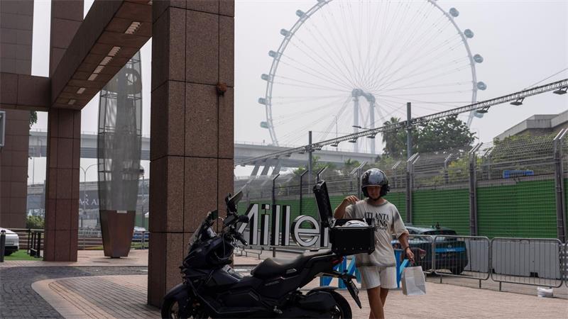 Starker Smog in Singapur.