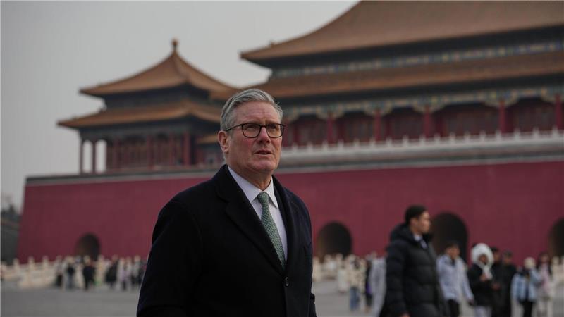 Starmer ist der erste britische Regierungschef seit acht Jahren, der nach China reist.