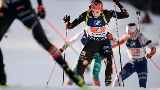 Startläuferin Vanessa Voigt traf alle ihre Schüsse.