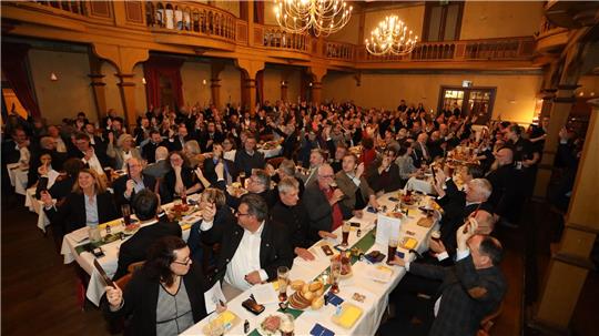 Beim Harzer Tzscherper ist der Glückauf-Saal 2024 voll.