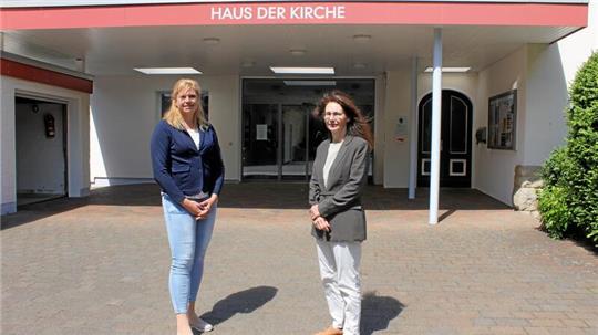 Stefanie Sandau (links) und Petra Rau suchen einen neuen „Bufdi“. Bewerbungen werden ab sofort entgegen genommen.
