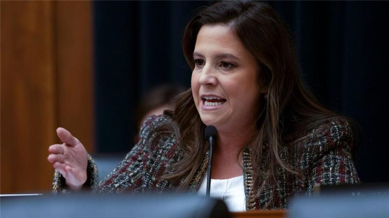 Trump will Abgeordnete Stefanik zur UN-Botschafterin machen Stefanik zeichnete sich in den vergangenen Jahren als treue Verbündete Trumps aus. (Archivbild)