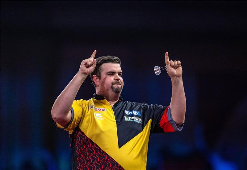 Erstmals Viertelfinale: Diese vier Faktoren stärken Clemens Steht bei der Darts-WM im Viertelfinale: Gabriel Clemens.