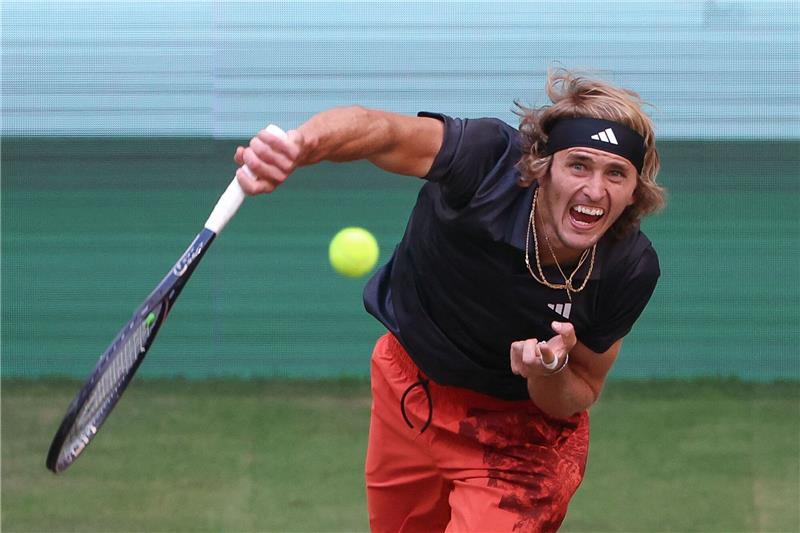 Zverev in Halle mühelos im Viertelfinale Steht in Halle im Viertelfinale: Alexander Zverev.