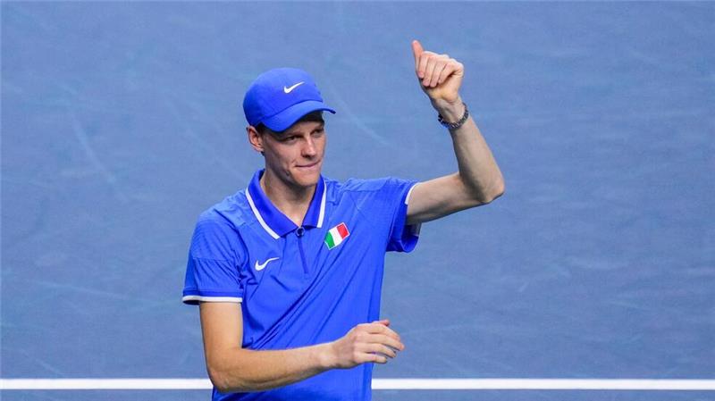 Tennisstar Sinner führt Italien ins Davis-Cup-Finale Steht mit Italien im Davis-Cup-Finale: Jannik Sinner.