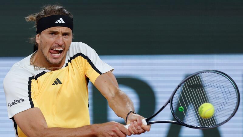 „Mal eins gewinnen“: Zverevs Kampf gegen den Halbfinalfluch Steht zum vierten Mal in Serie im Halbfinale der French Open: Alexander Zverev.