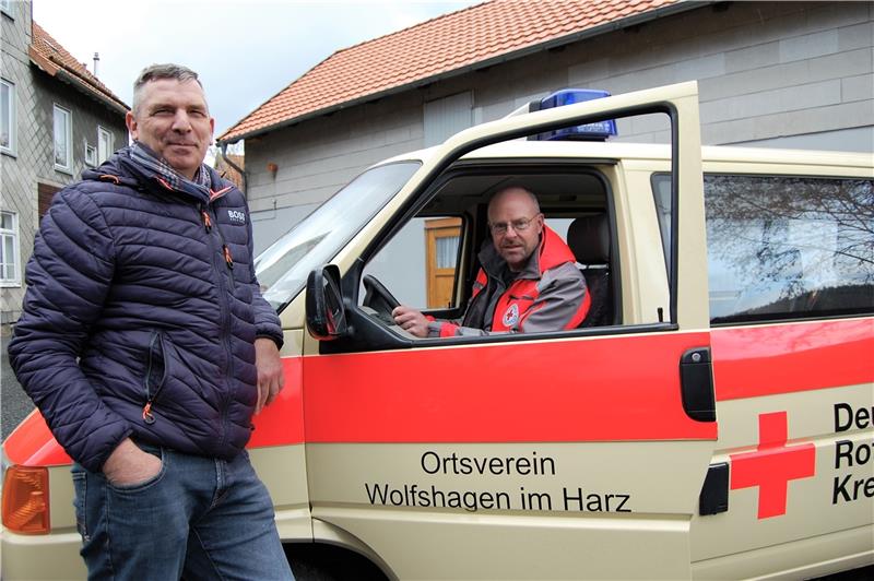 Steig ein und sei dabei: Klaus Bredow (links) und Henning Krause hoffen und freuen sich über neue Mitglieder.  Fotos: Heinichen