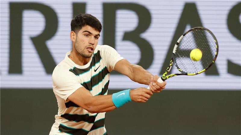 Alcaraz wieder im Finale der French Open Steigerte sich sukzessive: Alcaraz.
