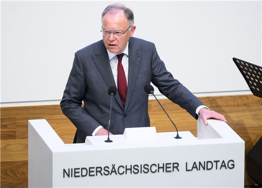 Stephan Weil (SPD) spricht.